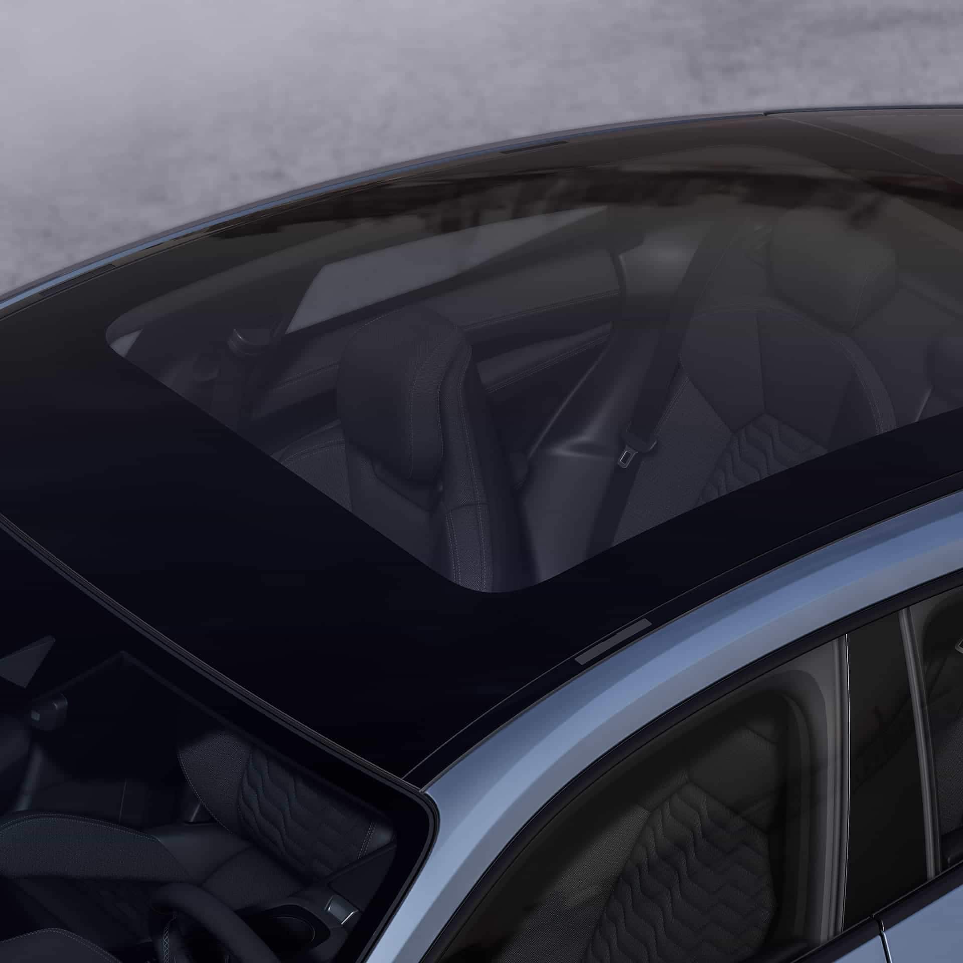 Panoramic glass sunroof Audi e-tron GT