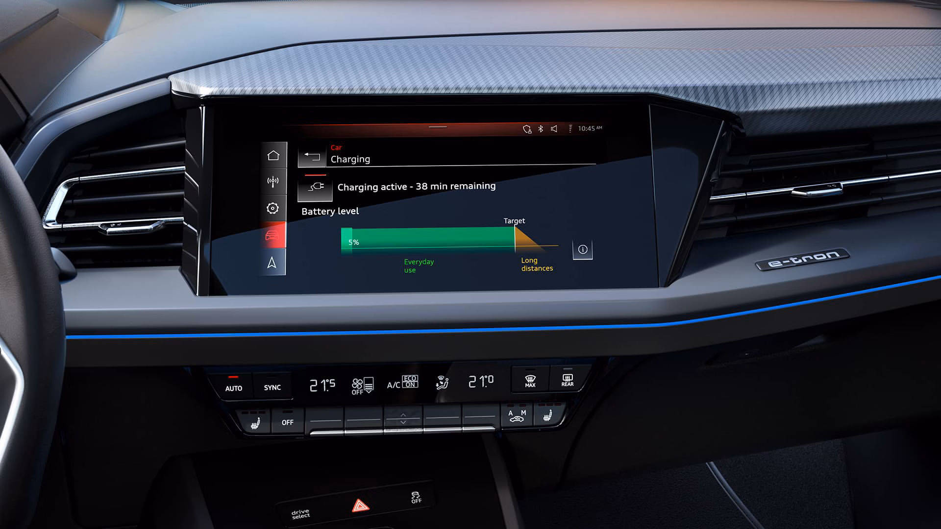 Audi Q4 Sportback e-tron display