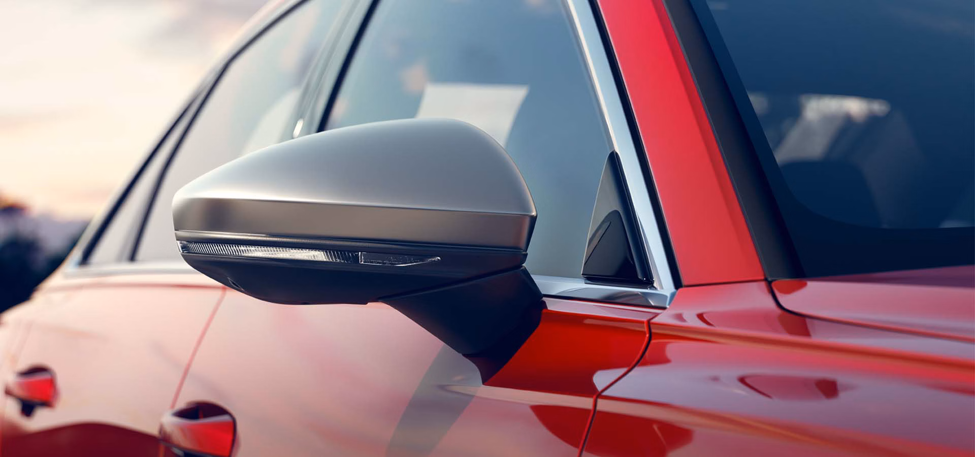 Exterior mirrors of the Audi S6 Sedan TDI